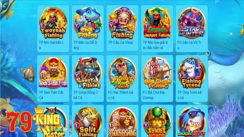 Các sảnh game bắn cá hấp dẫn